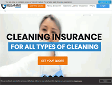 Tablet Screenshot of gleaminginsurance.co.uk